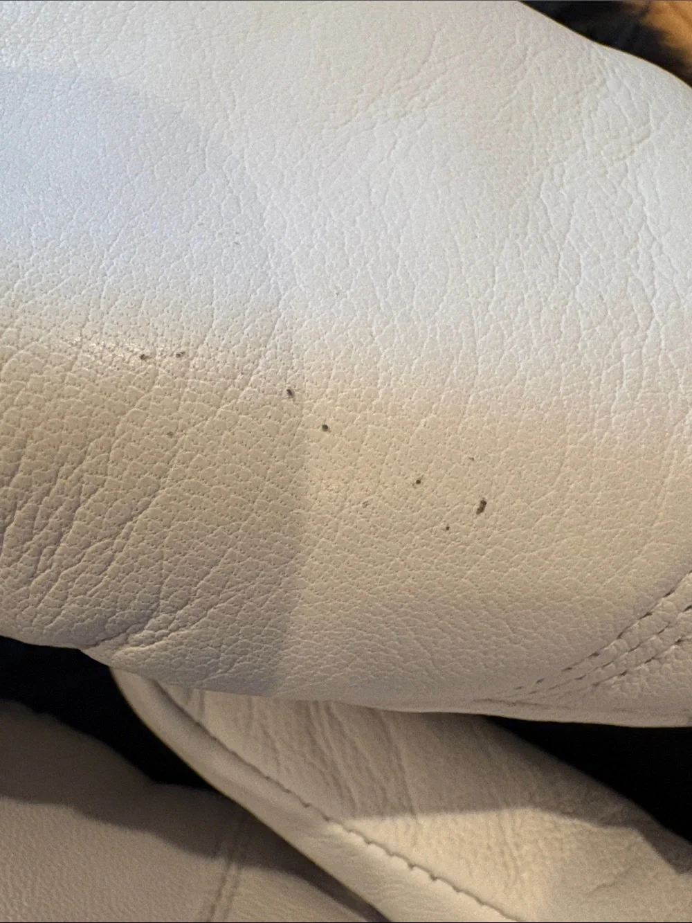 Hestra Cream Leather Box Mittwith Logo Cuff Removable Interior